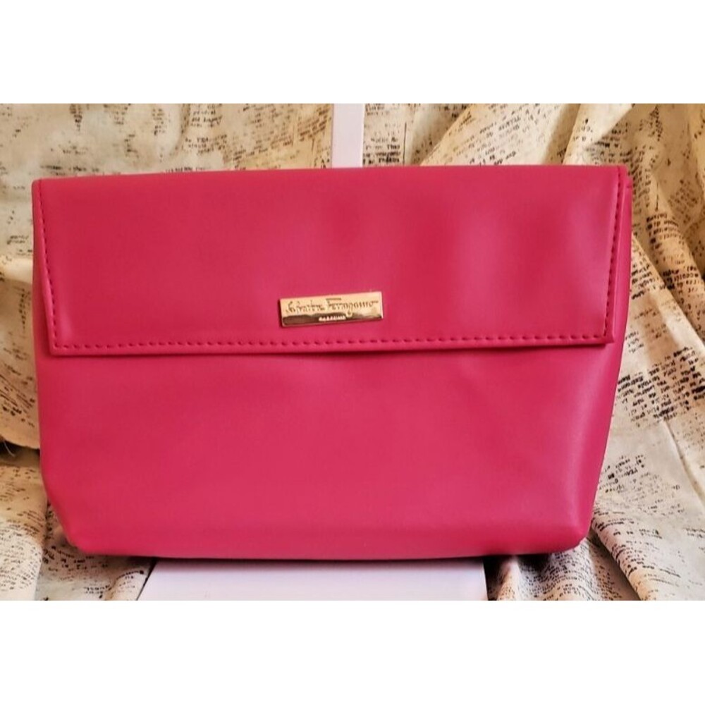 Elegant Salvatore Ferragamo Parfums by Turkish Airlines Makeup Bag / Clutch